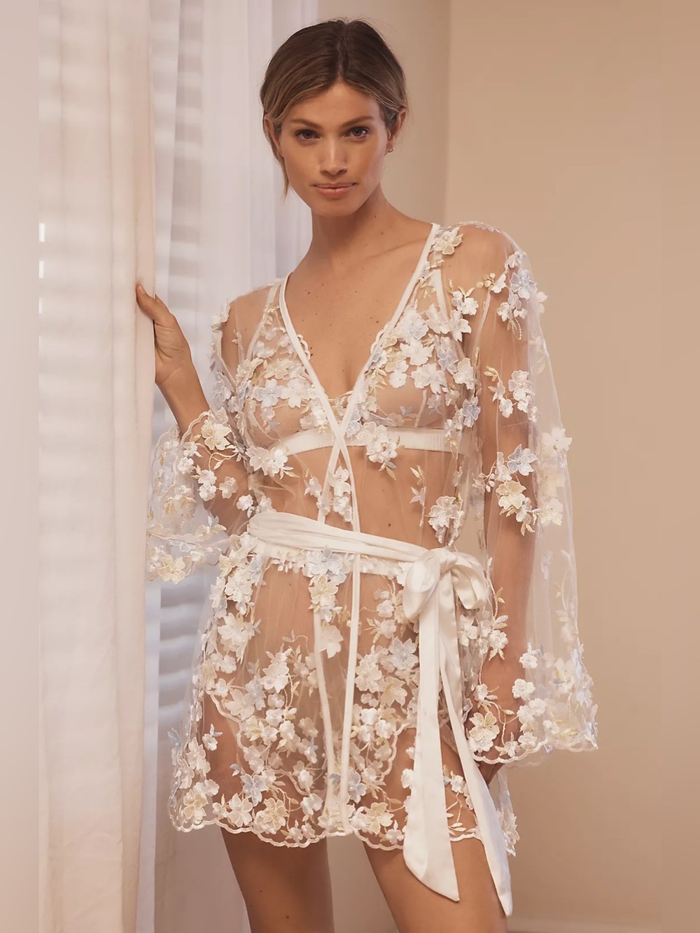 Kilo Brava Mini Floral Robe by Anthropologie